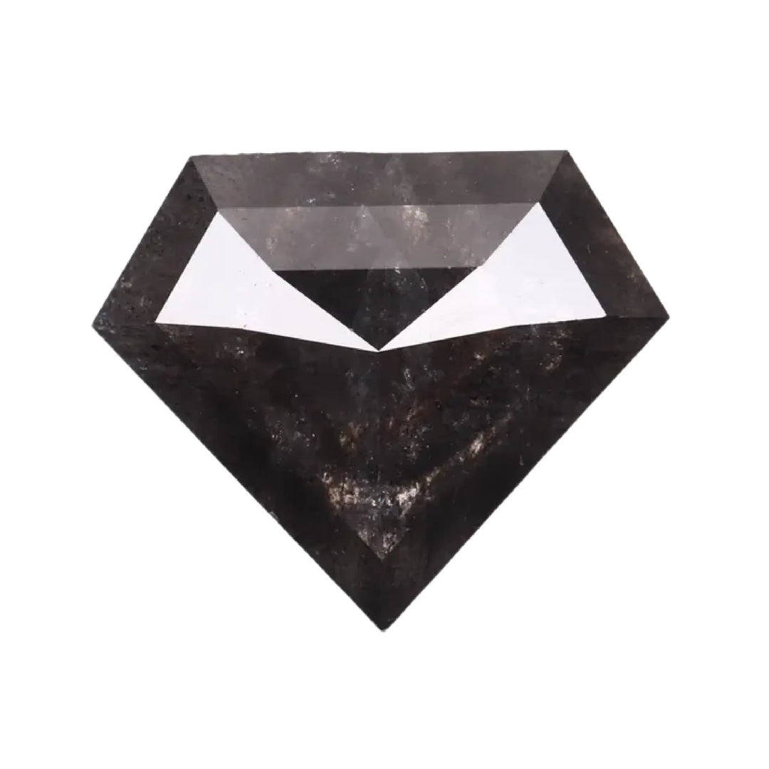 3.43 CT Salt And Pepper Pentagon Cut Diamond