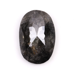 3.47 CT Salt And Pepper Oval Cut Natural Loose Diamond