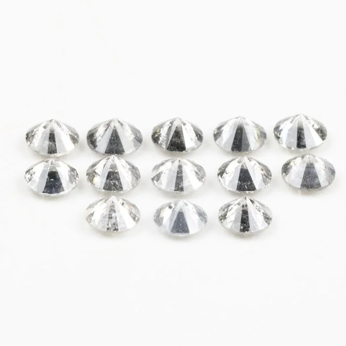 3.50 MM Round Brilliant Cut Salt & Pepper Melee Diamond