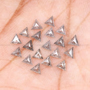 3.50 MM Triangle Cut Salt & Pepper Loose Diamond