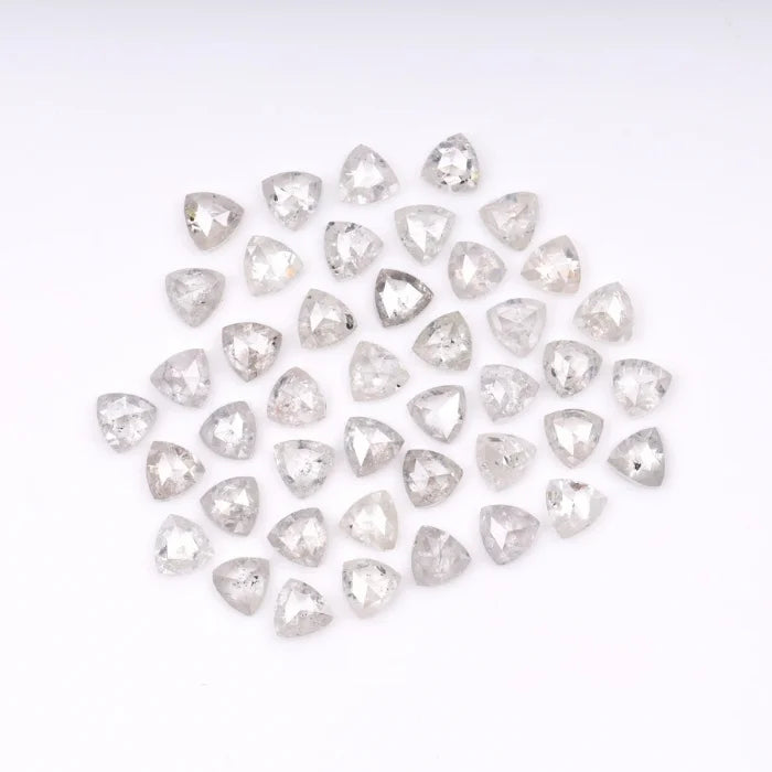 3.50 MM, Trillion Cut Salt And Pepper Diamond