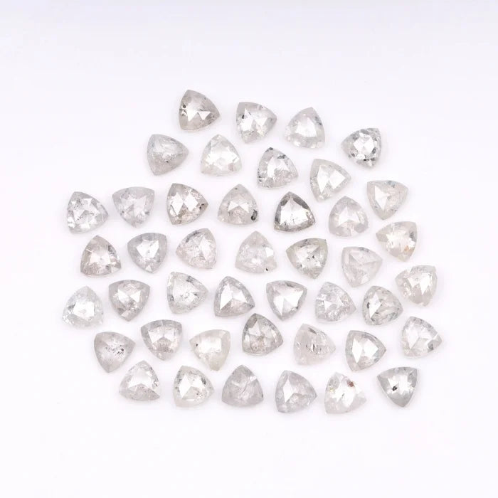 3.50 MM, Trillion Cut Salt And Pepper Diamond