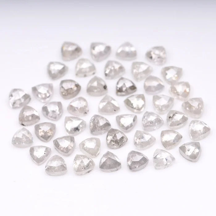 3.50 MM, Trillion Cut Salt And Pepper Diamond