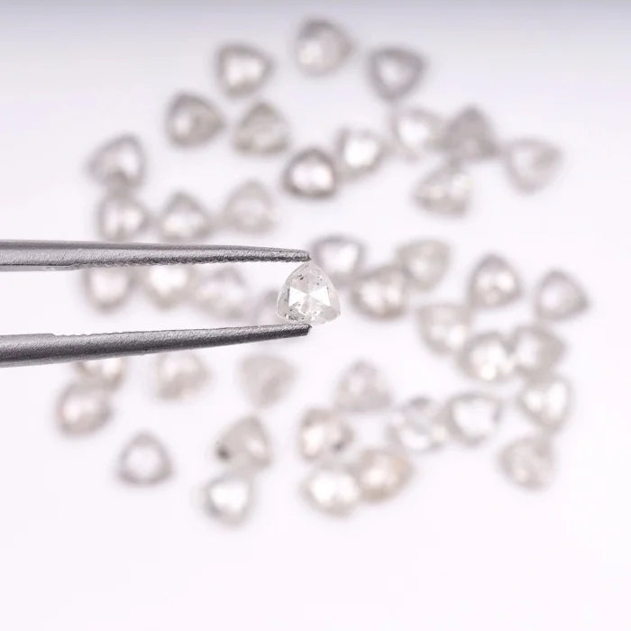 3.50 MM, Trillion Cut Salt And Pepper Diamond