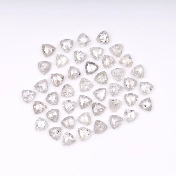 3.50 MM, Trillion Cut Salt And Pepper Diamond