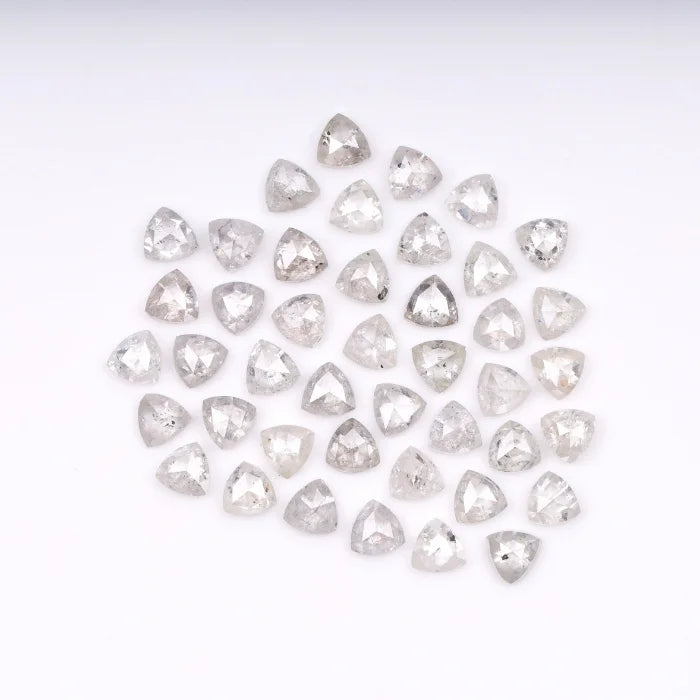 3.50 MM, Trillion Cut Salt And Pepper Diamond