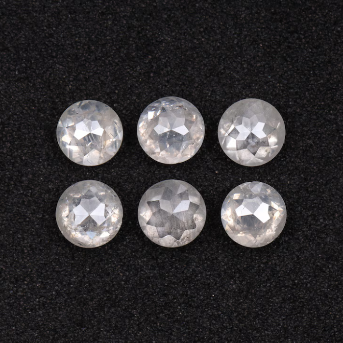 3.5 MM White Milky Round Tambuli Cut Diamonds 01