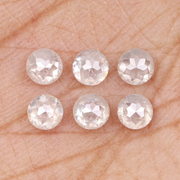 3.5 MM White Milky Round Tambuli Cut Diamonds 02
