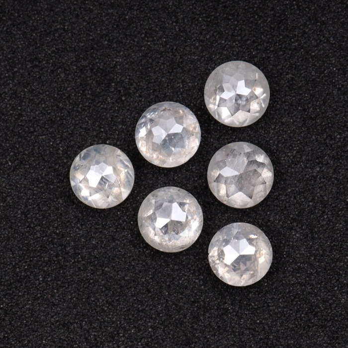 3.5 MM White Milky Round Tambuli Cut Diamonds 05