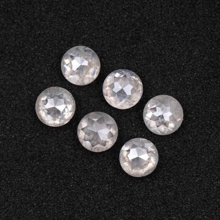 3.5 MM White Milky Round Tambuli Cut Diamonds 06