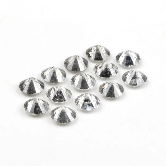 3.60 MM Round Brilliant Cut Salt & Pepper Melee Diamond