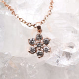 Floral Pendant Cluster Pendant - Minimal Carbon