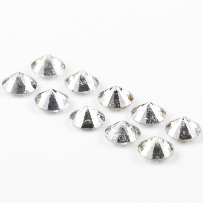 4.4 MM Salt And Pepper Round Brilliant Cut Diamond