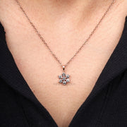 Floral Pendant Cluster Pendant - Minimal Carbon