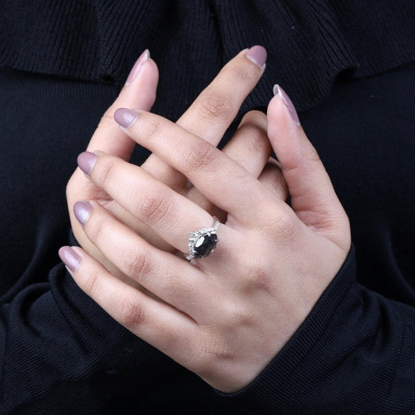 Crown Diamond Ring
