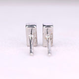 Pink Tourmaline Stud Earrings