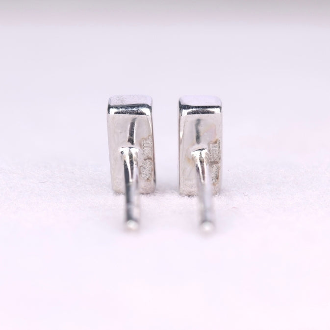 Pink Tourmaline Stud Earrings