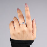 Load image into Gallery viewer, Blue Sapphire Engagement Ring
