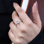 Load image into Gallery viewer, Blue Sapphire Engagement Ring
