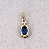 Gold Sapphire Necklace