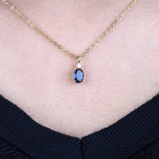 Blue Sapphire Pendant