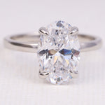 Oval Diamond Ring | Engagement Ring |