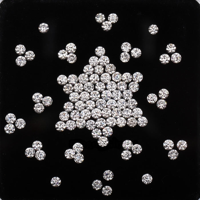 1.4 MM Natural Loose Diamond Round Brilliant Cut Diamond Natural White Diamond For Earring