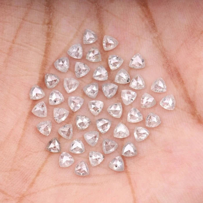 4.00 MM, Trillion Cut Salt And Pepper Diamond