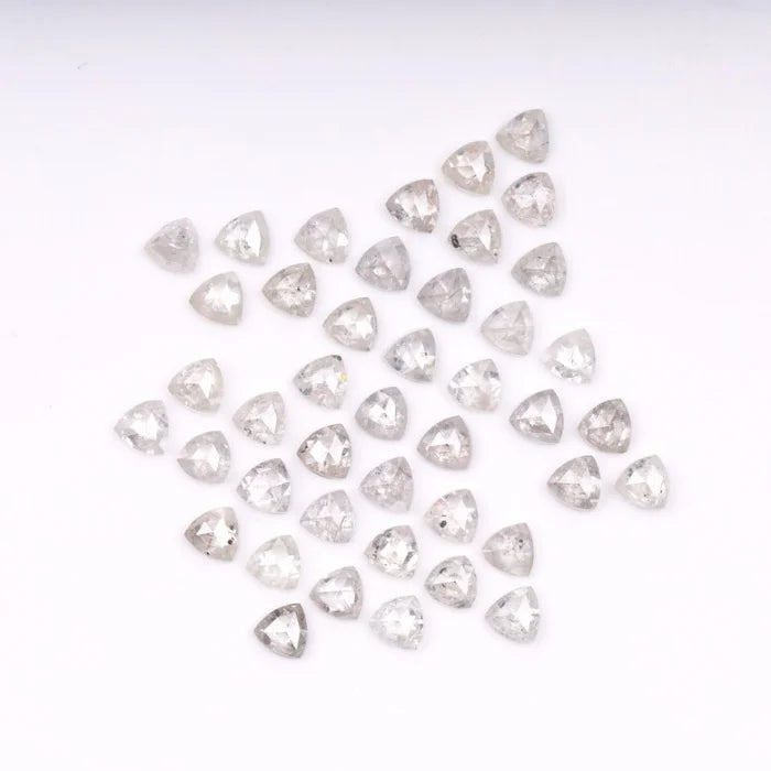 4.00 MM, Trillion Cut Salt And Pepper Diamond