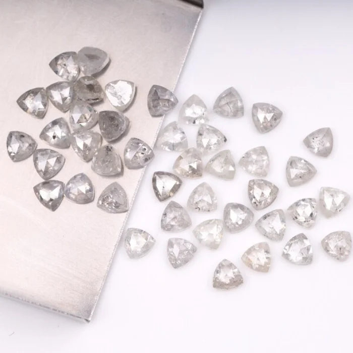 4.00 MM, Trillion Cut Salt And Pepper Diamond