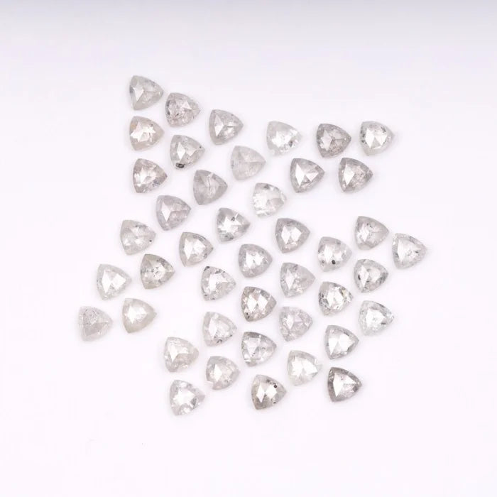 4.00 MM, Trillion Cut Salt And Pepper Diamond