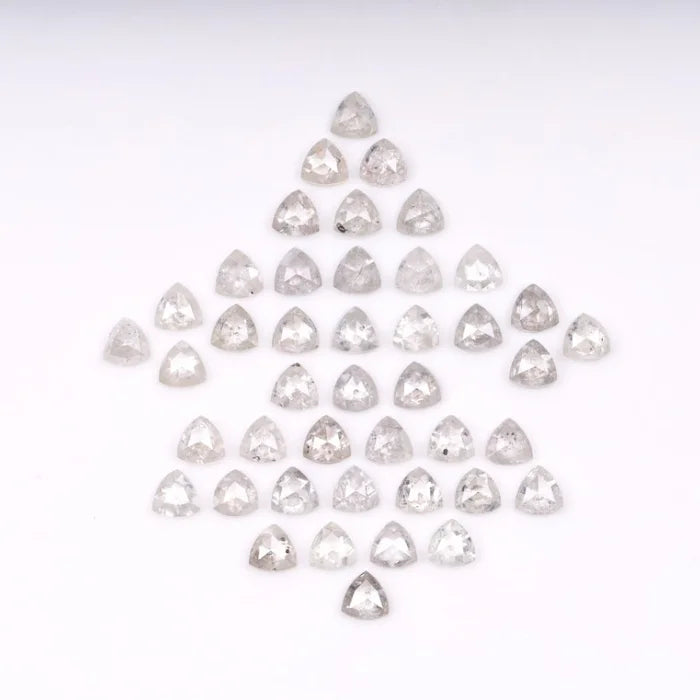 4.00 MM, Trillion Cut Salt And Pepper Diamond