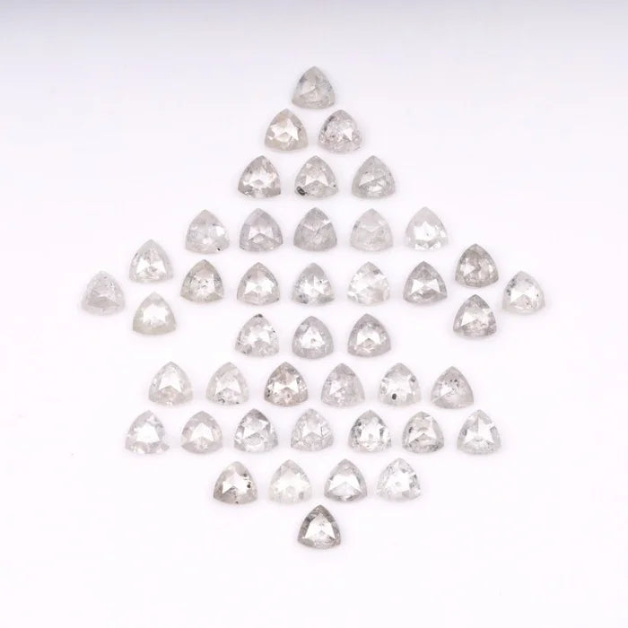 4.00 MM, Trillion Cut Salt And Pepper Diamond