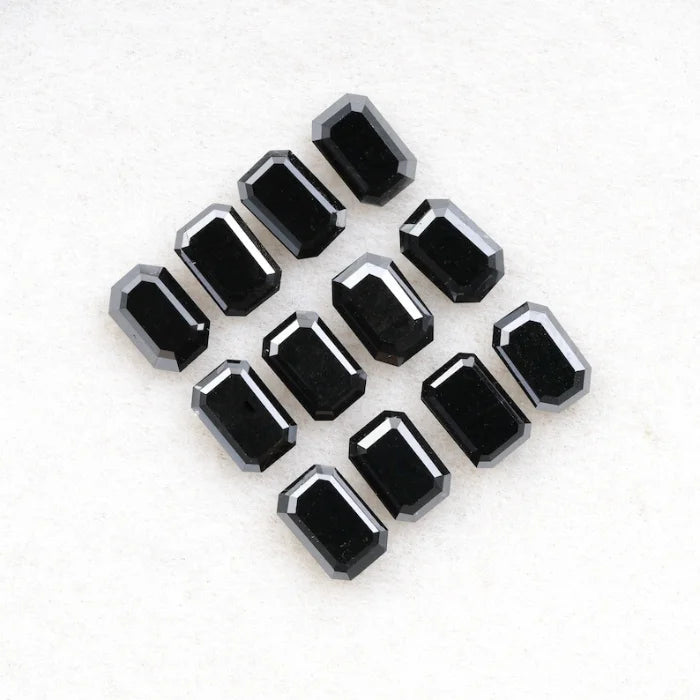 4.00 X 2.70 MM, Emerald Cut Salt And Pepper Diamond