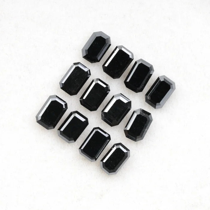 4.00 X 2.70 MM, Emerald Cut Salt And Pepper Diamond