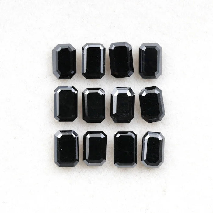4.00 X 2.70 MM, Emerald Cut Salt And Pepper Diamond