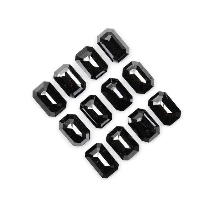 4.00 X 2.70 MM, Emerald Cut Salt And Pepper Diamond