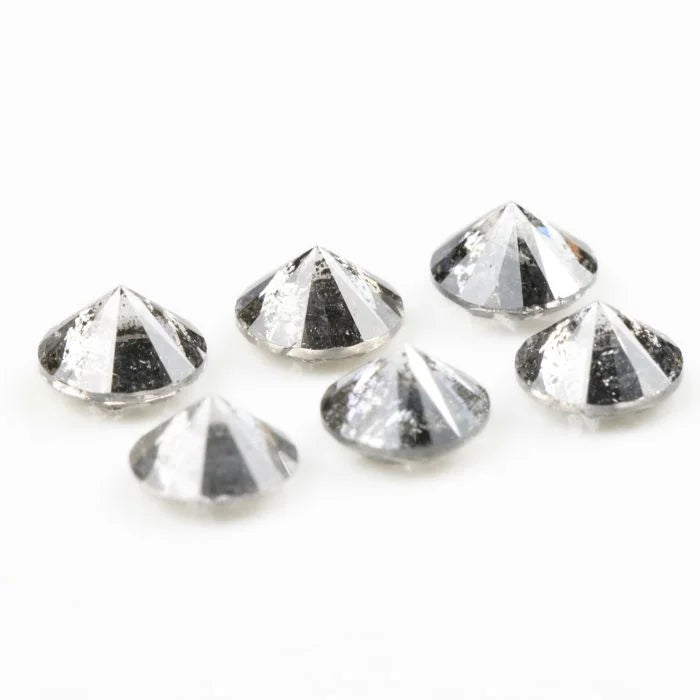 4.10 MM Round Brilliant Cut Salt & Pepper Melee Diamond