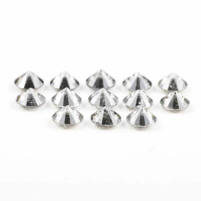 4.30 MM Round Brilliant Cut Salt & Pepper Melee Diamond