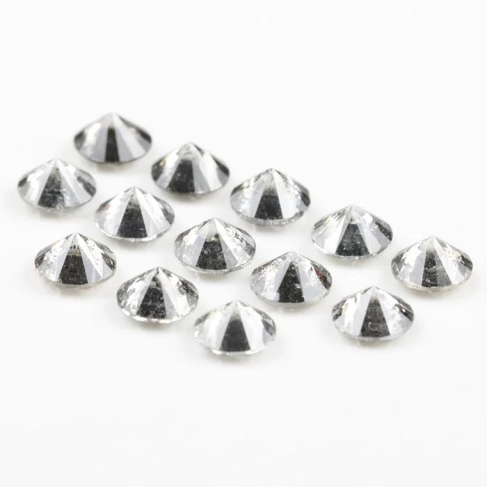 4.30 MM Round Brilliant Cut Salt & Pepper Melee Diamond