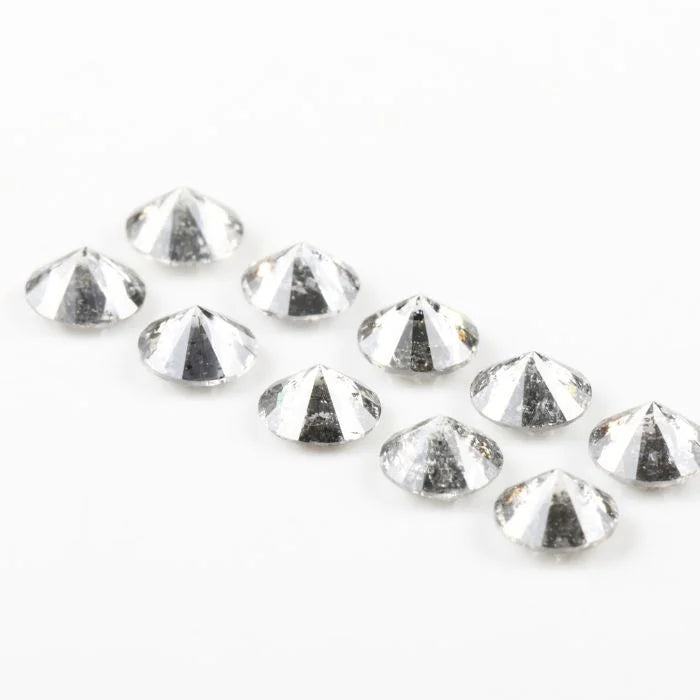 4.40 MM Round Brilliant Cut Salt & Pepper Melee Diamond