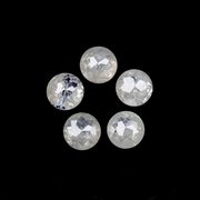 4.0 MM White Milky Round Tambuli Cut Diamonds 01