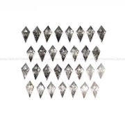 4.0 X 2.0 MM Salt and Pepper Kite Cut Diamonds | TheMinimalCarbon
