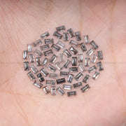 4.0 X 2.0 MM, Baguette Cut Salt And Pepper Diamond
