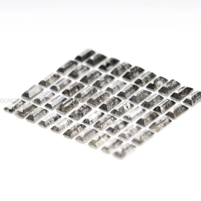 4.0 X 2.0 MM, Baguette Cut Salt And Pepper Diamond