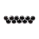4.1 to 4.5 MM Enhanced Black Round Brilliant Cut Diamonds