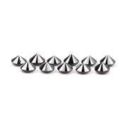 4.1 to 4.5 MM Enhanced Black Round Brilliant Cut Diamonds
