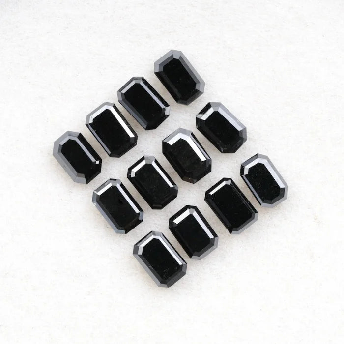 4.30 X 3.0 MM, Emerald Cut Salt And Pepper Diamond