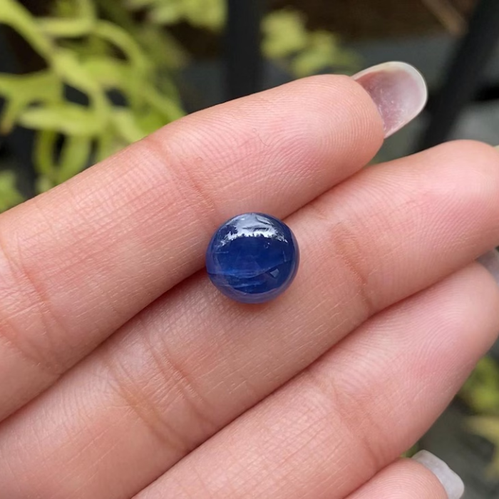 blue gemstone natural cabochon 
