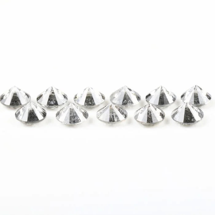 4.50 MM Round Brilliant Cut Salt & Pepper Melee Diamond